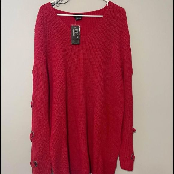 Ribbon sleeves detail sweater - Picture 6 of 6